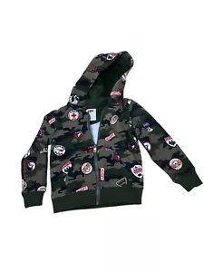Levi’s Baby Toddler Jacket Hooded Zip Up Camo Camping Hiking Bears Theme 2T - Picture 1 of 7