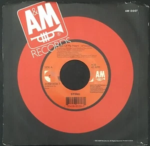 Rock 45 STING Shape Of My Heart - A&M — VG+ - Picture 1 of 2