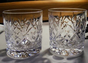 2 ROYAL DOULTON "GEORGIAN" PATTERN 3 INCH WHISKY GLASSES - Picture 1 of 13