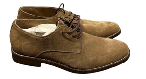 WALLIN & BROS TAN SUEDE LEATHER OXFORDS MENS DRESS SHOES SZ 11 M - Picture 1 of 8