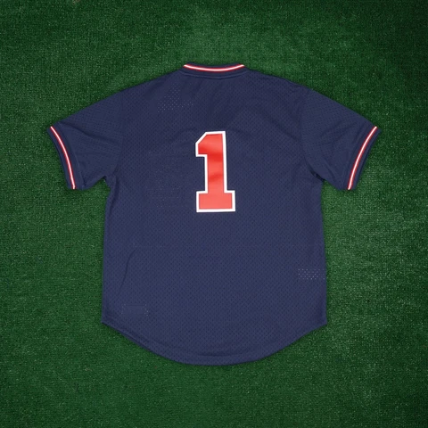 Oizzie Smith St. Louis Cardinals MLB M&N Navy Men Coop Batting Practice  Jersey Cover