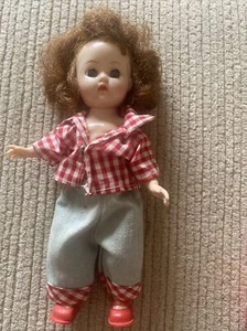 Vintage Nancy Ann 8” Doll, Walker, Jointed, Molded Lashes - Picture 1 of 9