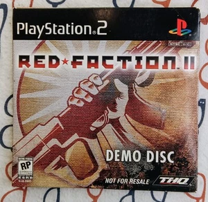 Red Faction II Demo Disc - Sony Playstation 2 PS2 - Complete Copy - Picture 1 of 3