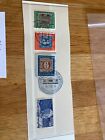 West Germany 1949 stamps UPU + 20pf used Schlegel tested SG1035-1038 cat £256