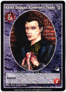 Aaron Duggan, Cameron's Toady Lasombra The Sabbat V:TES VTES Vampire CCG - Picture 1 of 1