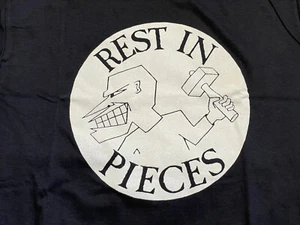 Camiseta pequeña Rest In Pieces my rage oficial NYHC hardcore harto de todo audaz - Imagen 1 de 3