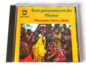 MUSTAPHA TETTEY ADDY Les Percussions Du Ghana CD (1988, Arion) EX+ - Foto 1 di 3