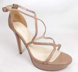 NEW! BenjaminWalk Touch Ups High Heel Platform Women's Sandals Size 9.5 M, Taupe - Picture 1 of 12