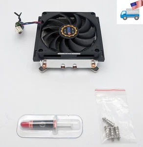 Titan Low Profile 1U/2U PC Intel LGA 775 Copper Base/Heatpipe CPU Cooler - Picture 1 of 12