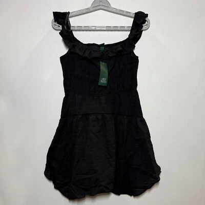 Women's Ruffle Tiered Skater Dress - Wild Fable Black XS - Image 1 of 3