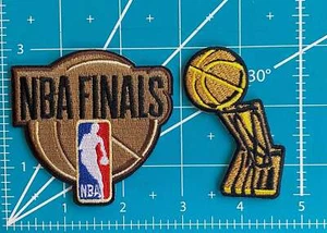 Basketball Jersey Patches NBA Finals & Trophy Iron on Patch - Picture 1 of 1