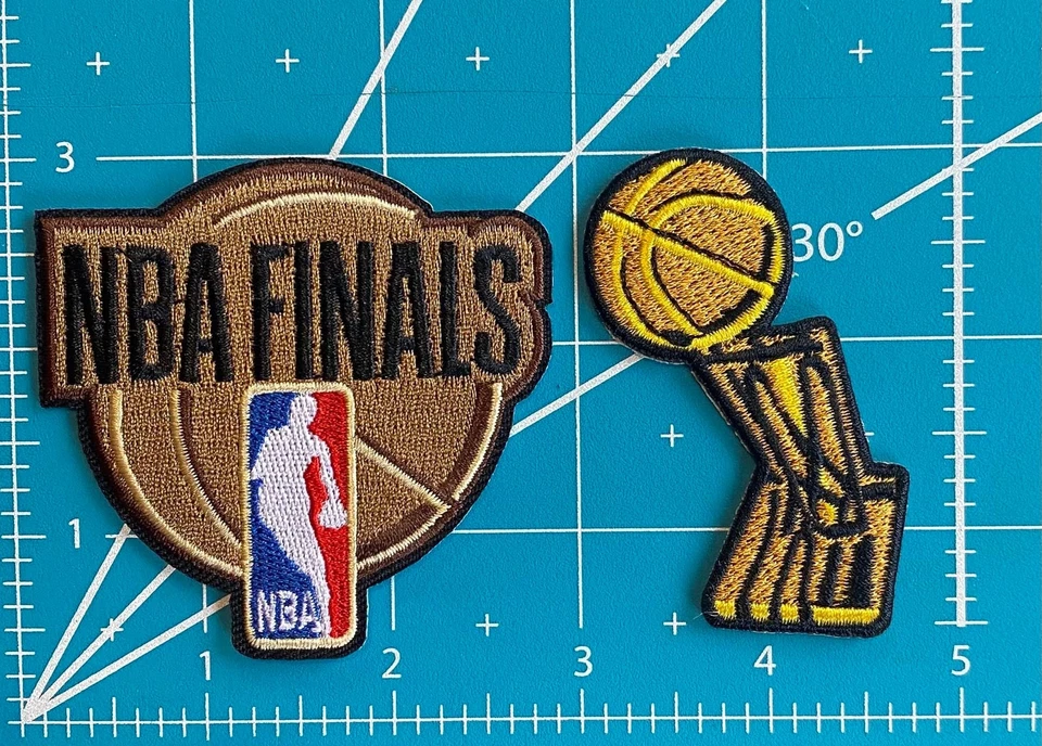 Basketball Jersey Patches NBA Finals & Trophy Iron on Patch
