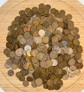 (1000)+ Lincoln Wheat Cent Pennies 1c UNSEARCHED 1909-1958 Lot 10 🔥🔥 - Picture 1 of 5