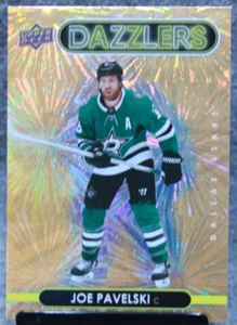 Joe Pavelski Orange Dazzlers 2021-22 Upper Deck Hockey S1 #DZ-17 - Picture 1 of 2