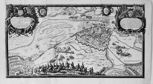 Antique map, Dahlbergh/Pufendorf, Delineatio Regiae Urbis Rigae - Picture 1 of 1