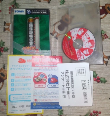 Naruto Clash of Ninja 2 GameCube Case, Disc, and Manual Japan Import NTSC-J READ - Image 1 of 2