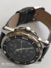 Vintage Casio Qw 1342 Mtp_3020  Black Dial Diver 50Mm Mens Watch Working Used
