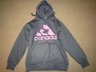 New Ideal Canada Niagra Falls Gray W/ Pink Hooded Sweatshirt - Adult Womens S