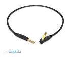 Mogami 2524 Instrument Cable | Neutrik Gold Straight TS to 90° | 2.5 ft. | 76 cm
