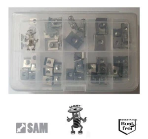 Blechmuttern Schnappmuttern Set Edelstahl Klemmmuttern 45tlg  - Bild 1 von 5