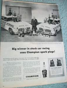 55 Chrysler 300 NASCAR 1955 revista grande campeón anuncio - "Gran ganador... carreras" - Imagen 1 de 1