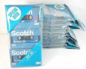 Scotch BX 90 Audio Cassette Tapes Wholesale Lot of 30 Blank New Sealed BX90 - Picture 1 of 4