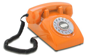 OPIS 60s CABLE: the retro telephone with Classic US Rotary Dial Inlay