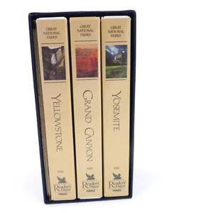 Great National Parks VHS Readers Digest w/maps Yosemite Grand Canyon Yellowstone - Imagen 1 de 7