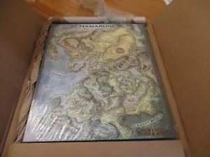 2 cuadros mapas de marco de Red Aegis RPG Namarune Age of Monoliths - Imagen 1 de 2