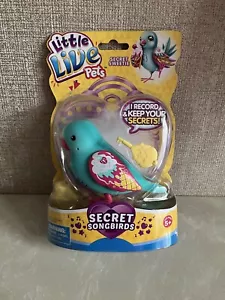 Rare Little Live Pets Secret Songbirds Sweetie I Record & Keep Your Secrets Toy - Picture 1 of 2