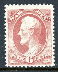 Scott # O86 1873 War Department Official Continental Banknote Mint Hinged - Picture 1 of 2