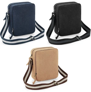 Quadra Vintage Canvas Mini Reporter Bag - Picture 1 of 1