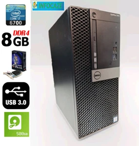 DELL OPTIPLEX 7040 MT-Intel Core i7-6700 3.4GHZ-8GB DDR4- HDD 500GB -WINDOWS 10 - Photo 1/15