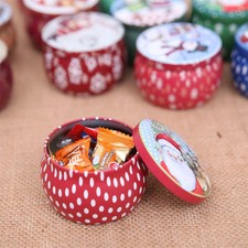 Mini Tin Box Sealed Jar Packing Christmas Candy Gift Jewelry Storage Tinplate