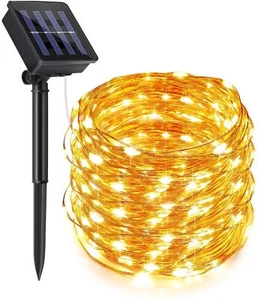 ECOWHO Solar String Lights Outdoor, 72ft 200 LED Solar Powered Fairy Lights - Picture 1 of 6