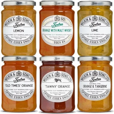 Tiptree Marmalade Variety (Pack of 6) lemon, lime orange  tangerine old time.. - Image 1 of 4