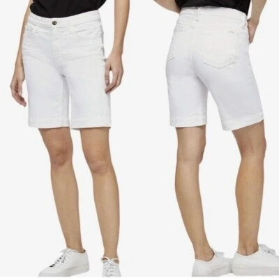 Bermudas 7 For All Mankind Jen 7 Denim Shorts Mujer 0 Blanco Elastizadas 25"x9" Nuevas con Etiquetas Foto 1 de 4