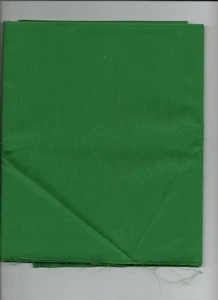 TELA MEZCLA ALGODÓN VERDE ~ 27" largo 44" ancho - Imagen 1 de 2