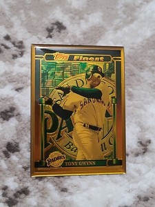 1995 Topp Finest Tony Gwynn Metal Card - Stunning Card