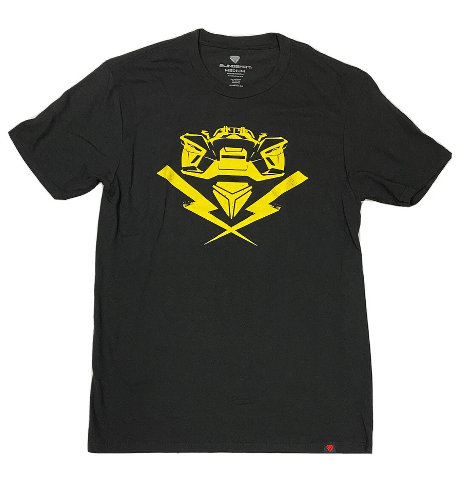 Polaris Slingshot Bolt T-Shirt, Black Men’s Size: Medium PN #286069303/ #M956 - Image 1 of 2