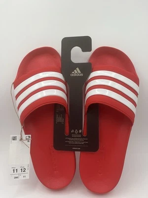 Adidas Unisex Adilette Shower Slide Red GZ5923 Men Size 11 Women 12 New With Tag - Image 1 of 4
