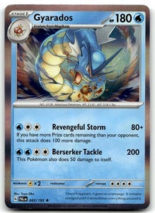 Gyarados 043/193 SV02: Paldea Evolved Rare Holo Pokemon TCG LP - Picture 1 of 2