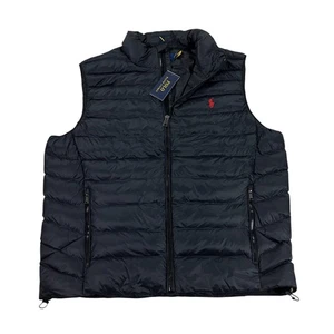 Polo Ralph Lauren Chaqueta Puffer Embalable Chaleco Ligero Para Hombre Talla L Negro Nuevo con Etiquetas - Imagen 1 de 8