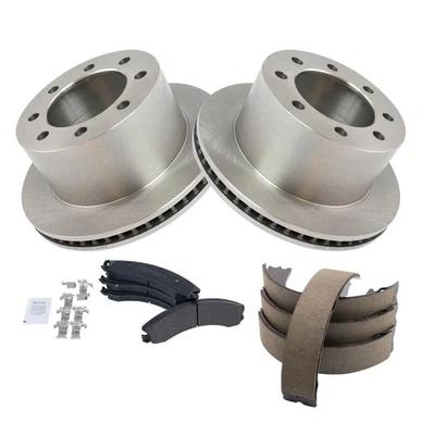Brake Pad & Rotor Kit Fits 2009 Chevrolet Express 3500 GMC Savana 3500 - Изображение 1 из 4