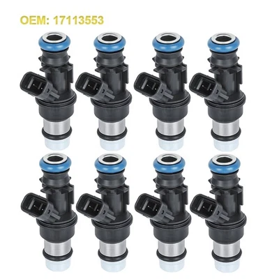 (8) Fuel Injectors 17113553 For Chevrolet Silverado 2500 HD Classic 3500 2007 — 第 1/4 张图片