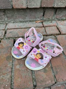 Sandali vintage anni 90 Y2K Dora l'esploratrice illuminati taglia 7C bambino bambini - Foto 1 di 6