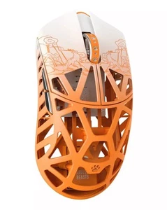 Fabulous Beasts x WLMOUSE Beast X Wireless Gaming Mouse White Orange Unused - Afbeelding 1 van 6