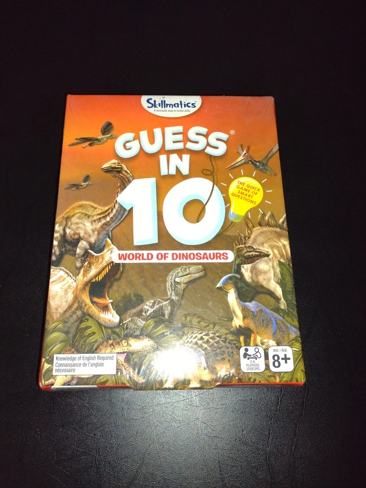 Skillmatics Guess In 10 World Of Dinosaurs Game Unopened Homeschooling Education - Image 1 of 1