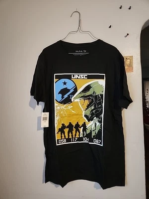 Halo Propaganda T-Shirt Black Mens Size Large New With Tags☆ - Image 1 of 4