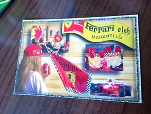 Ferrari club Maranello , 2001s postcard ,FERRARI SCHUMACHER - Picture 1 of 2